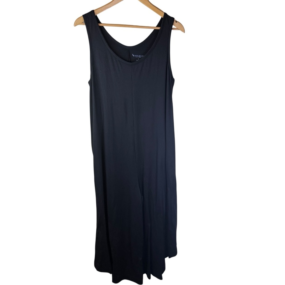 UGG KOOLABURRA Size Medium Wide Leg Black Comfy Sleeveless Jumpsuit With Pockets